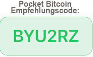 Pocket Bitcoin Empfehlungscode
